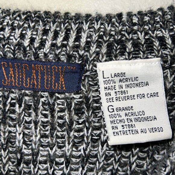 80s vintage men’s knit sweater size large - Picture 5 of 8